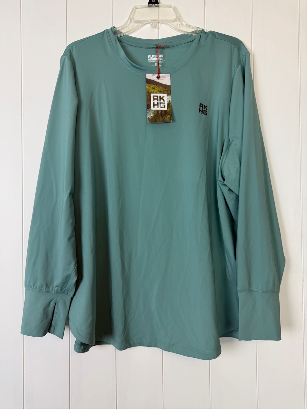 Alaskan Hardgear AKHG Burn Off Long Sleeve Sun Shirt Size 3X Green